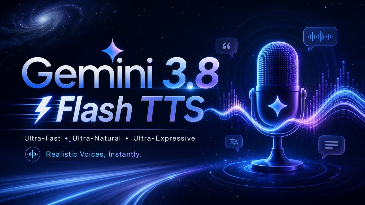 Gemini 3.8 Flash TTS